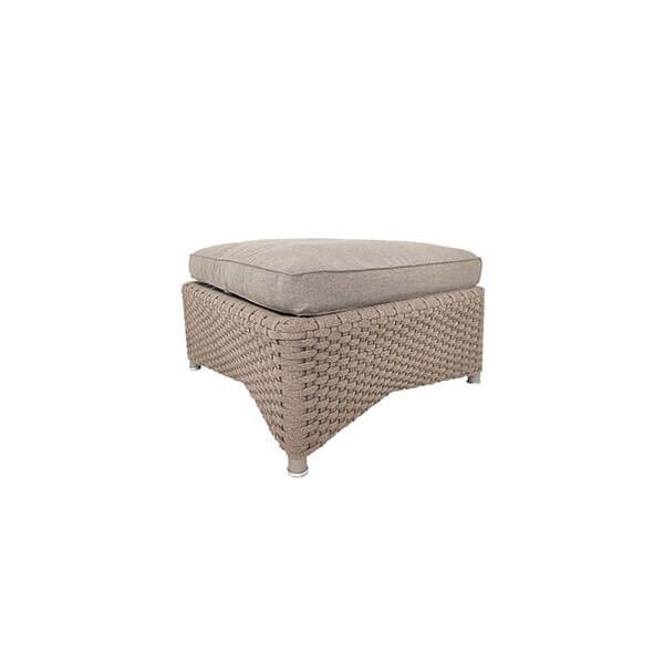 Cane-line Diamond Fodskammel Taupe Inkl  Hynder
