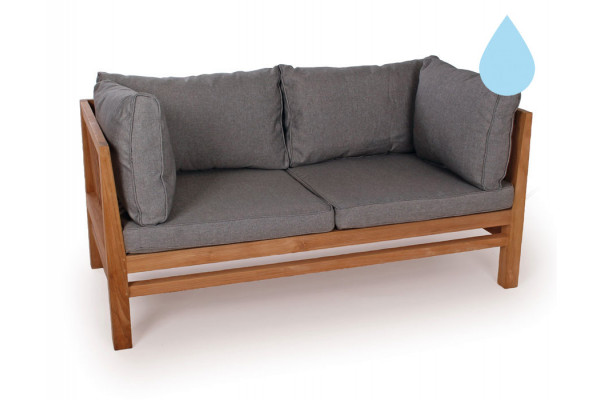 Colorado Teak Sofa   Pers  Grå Vandafvisende