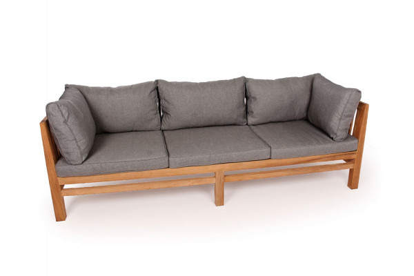 Colorado Teak Sofa   Pers  Grå