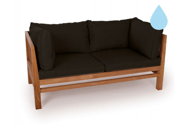 Colorado Teak Sofa   Pers  Sort Vandafvisende