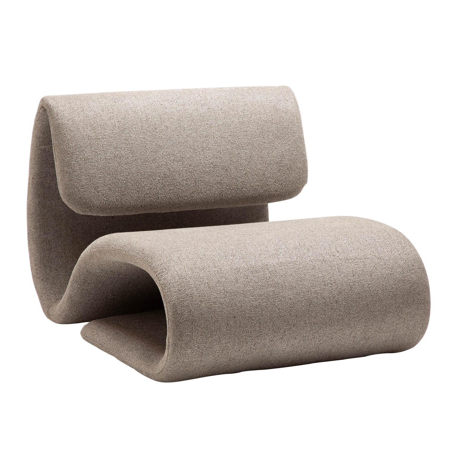 Dan-form Dubna Loungestol Brun Bouclé Stof