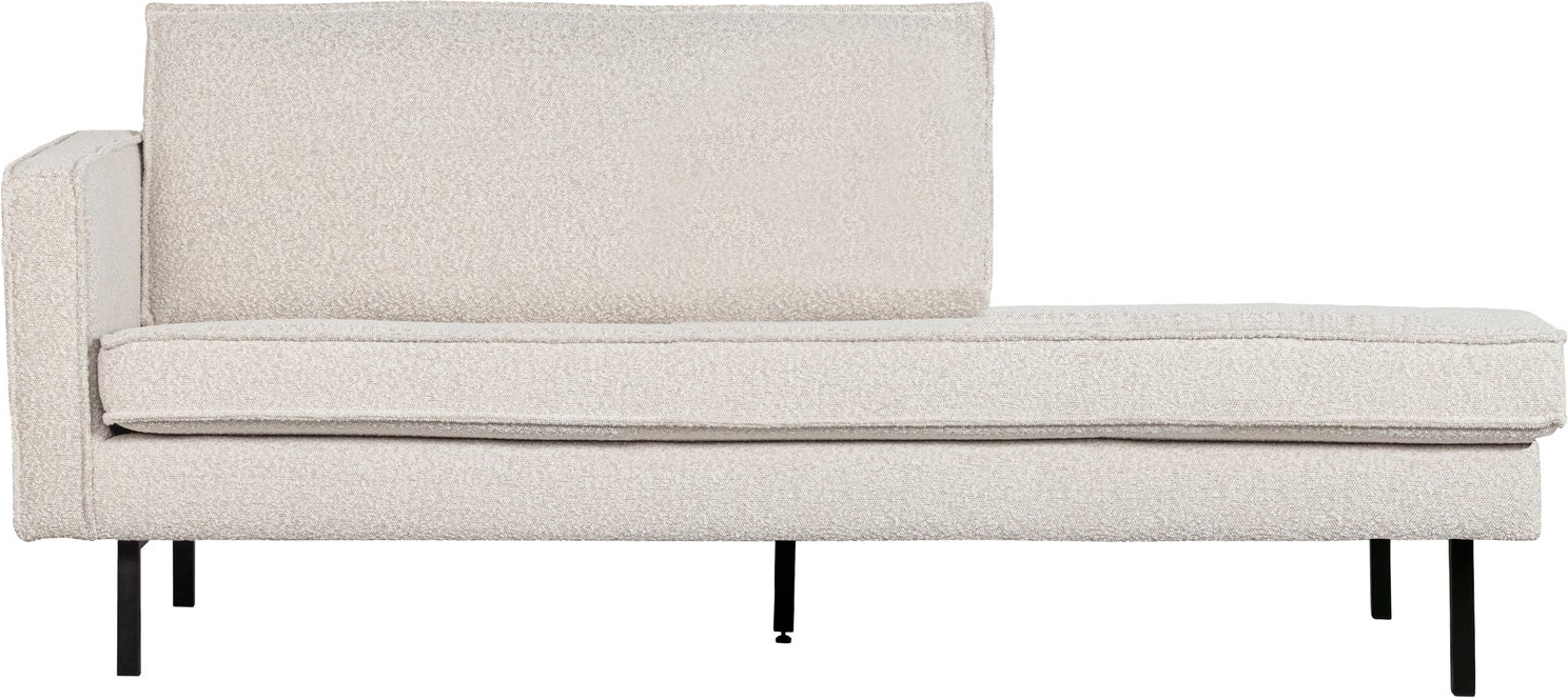 Daybed Woood Rodeo Venstrevendt Bouclé Natur  B203   D86 Cm
