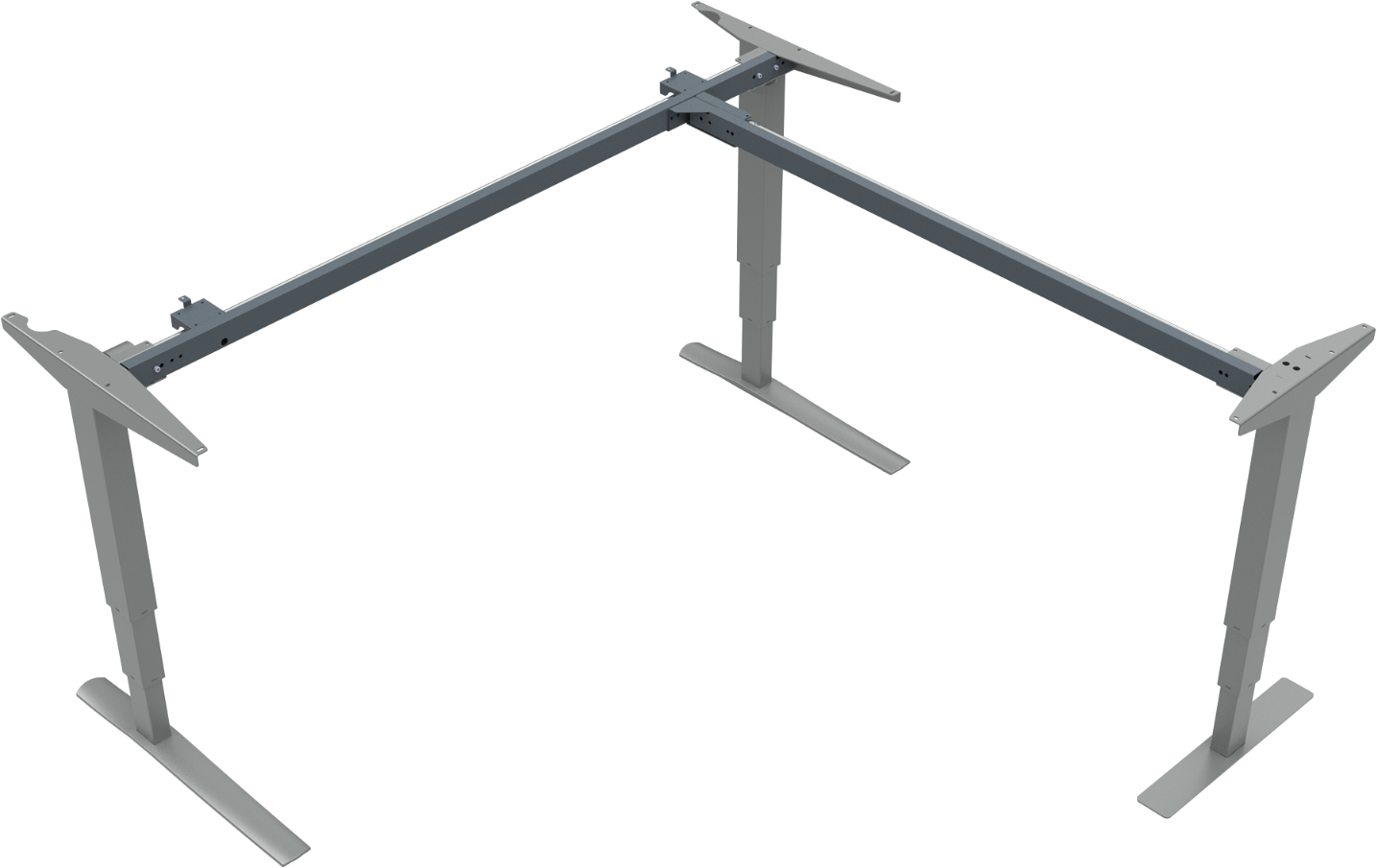 Ergonomisk Hæve- Sænkestel Zennord Rise Rest 501-43 Sølv Justerbar Højde 65-125 Cm