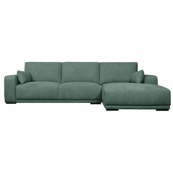 California Sofa Med Chaiselong Højrevendt Grøn