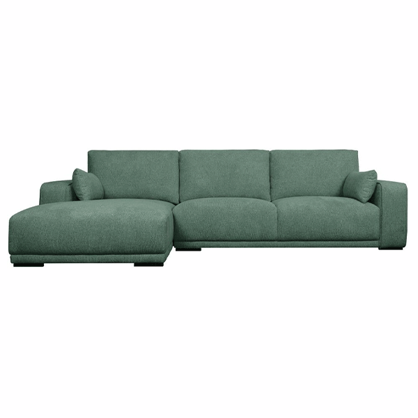 California Sofa Med Chaiselong Venstrevendt Grøn