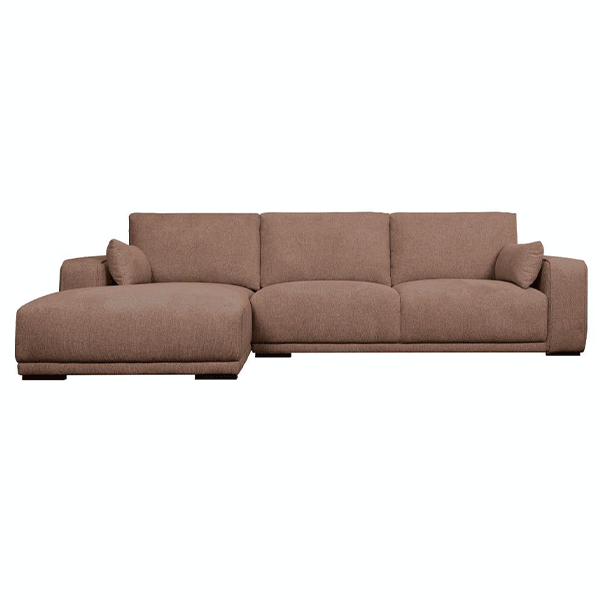 California Sofa Med Chaiselong Venstrevendt Rust