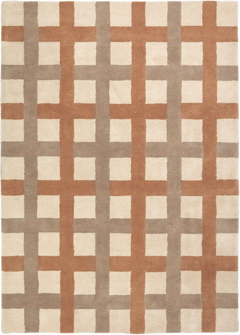 Gulvtæppe Broste Copenhagen Edith 200x300 Cm økologisk Uld Gul Beige