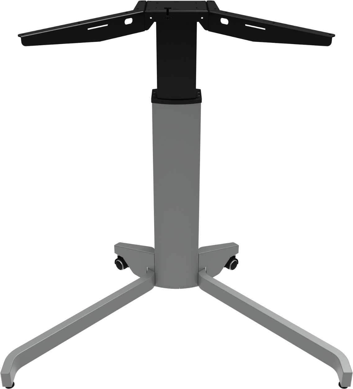 Hæve- Sænkestel Zennord Motionmate Elektrisk Sølv Med Låsbare Hjul Højde 68 120 Cm