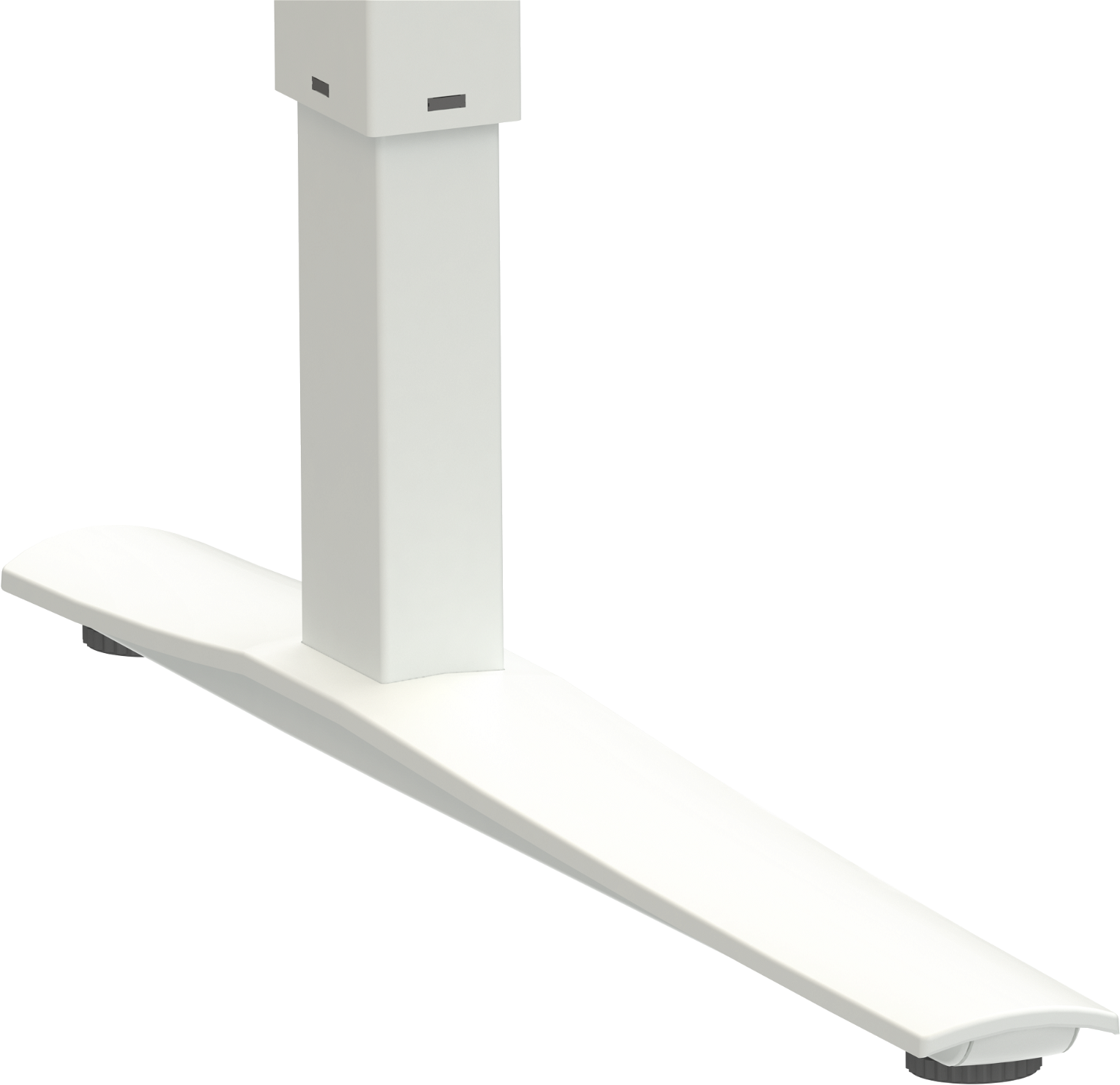 Hæve- Sænkestel Zennord Rise Rest  Justérbart Ergonomisk Hvidt Metalstel 132-172 Cm Bredde 65-125 Cm Højde