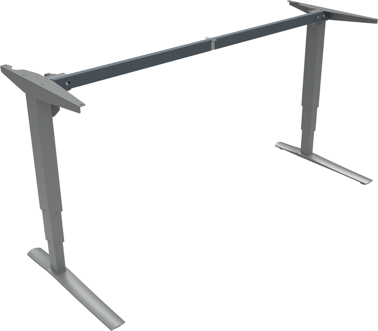 Hæve- Sænkestel Zennord Rise Rest 501-43 Sølv H65-125 Cm Ergonomisk Metalstel En527 Tã