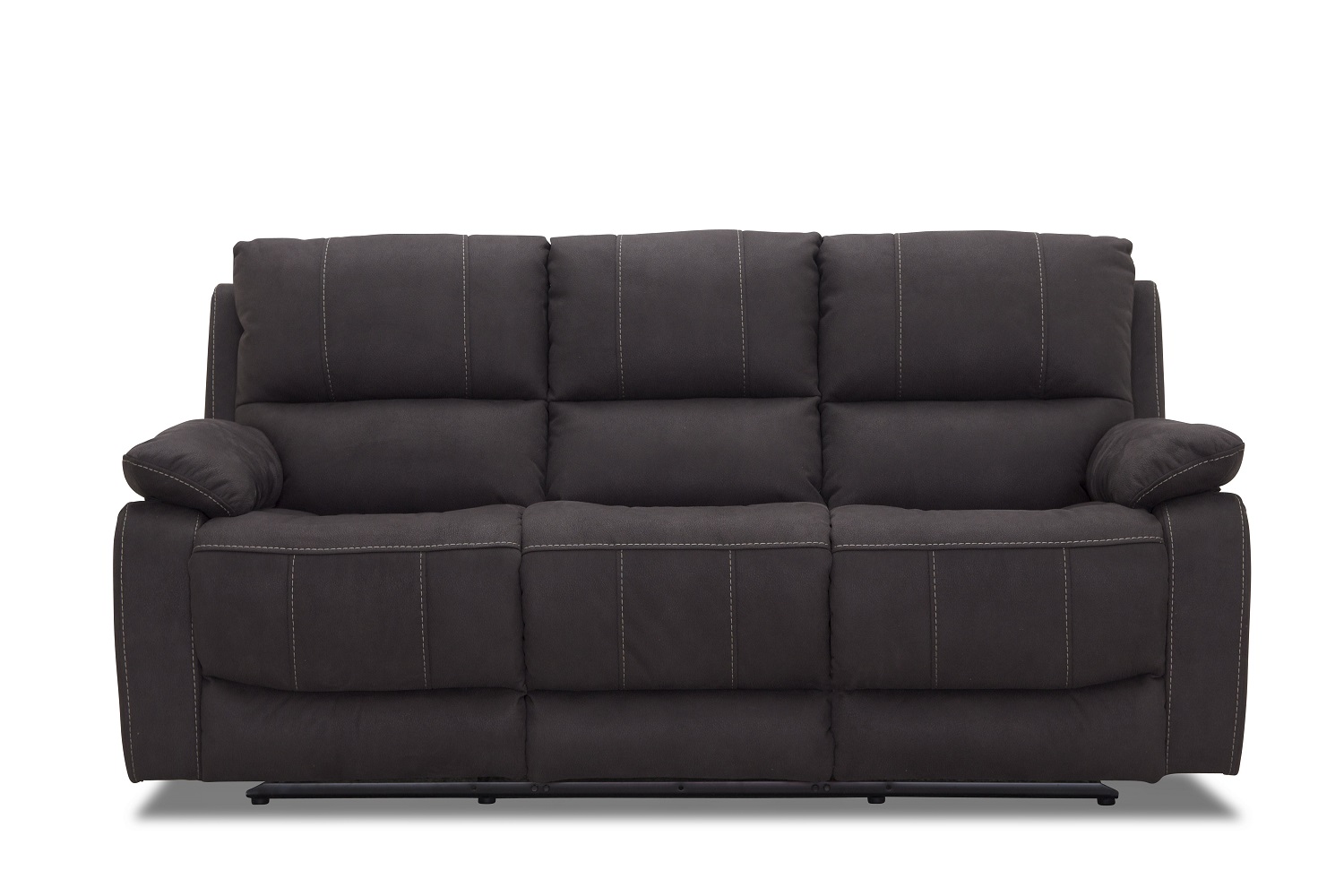 Haga Texas   Pers  Recliner Sofa Gråbrunt Stof