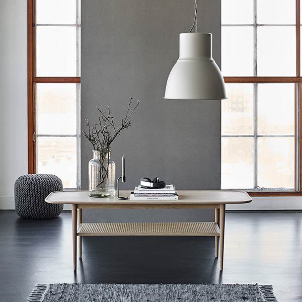 Haslev Athene Sofabord   Eg    Fransk Flet 150x60 Cm