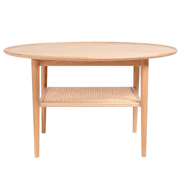 Haslev Athene Sofabord   Eg    Fransk Flet ø90