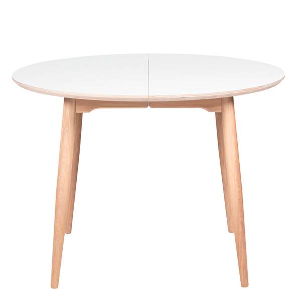 Haslev Symphony 92 Rundt Spisebord Laminat Træstel ø120 Cm