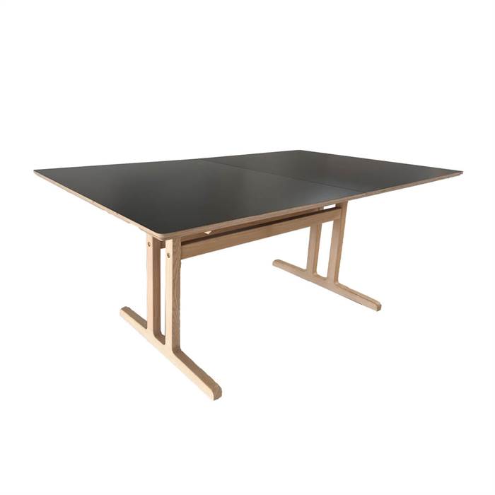 Haslev Symphony 460 Spisebord Grafit Laminat     Stk Tillægsplade