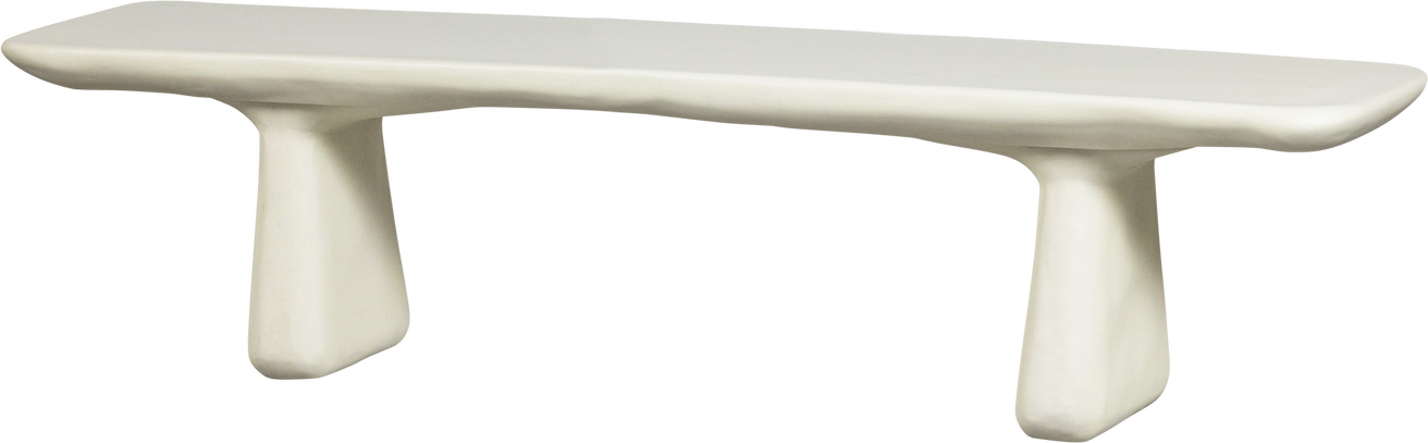 Havebænk Woood Collection  Udendørs Bænk  Fiberforstærket Polymer Natur  B190 Cm