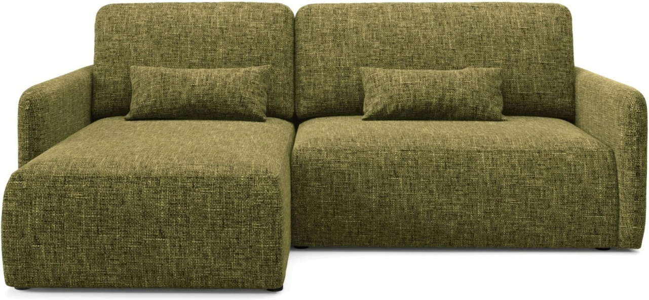 Hjørnesofa Maison Vellé Arvello Loungesofa  Sovesofa Med Opbevaring  Vendbar  Imo 35 Stof  B207ã D148 Cm  Soveflade 190ã 129 Cm
