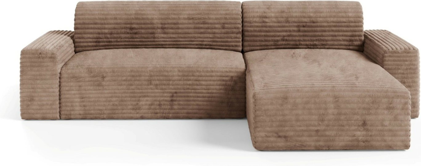 Hjørnesofa Maison Vellé Calira Loungesofa   Tilia-stof Tilia 17 300x185 Cm Vendbar Med Sovefunktion Og Opbevaring