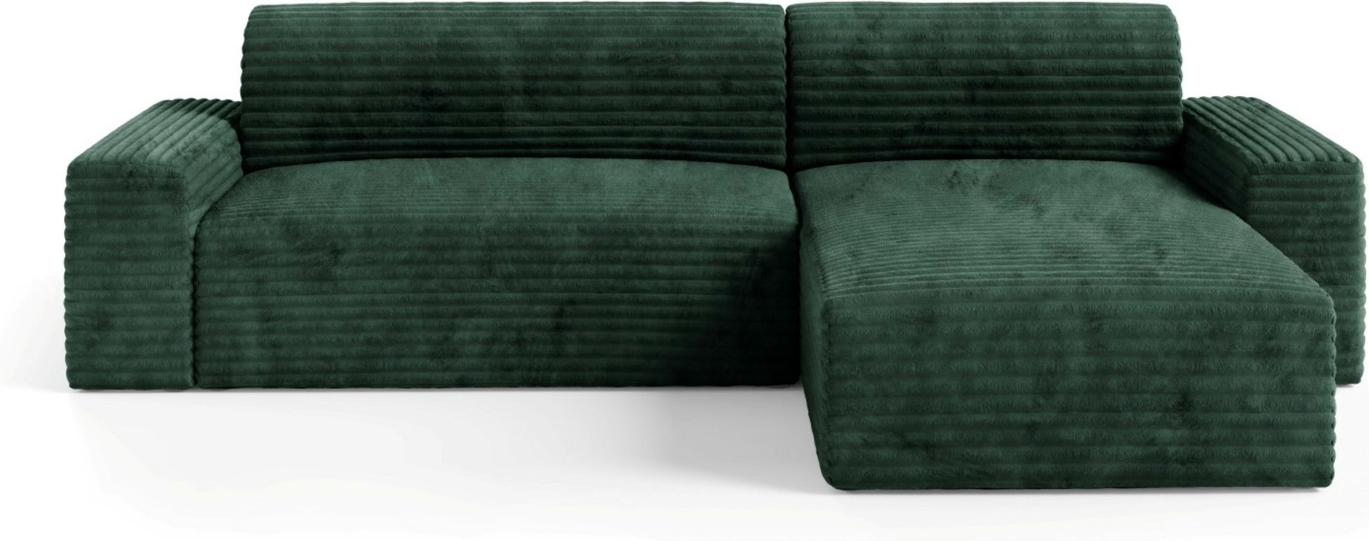 Hjørnesofa Maison Vellé Calira Loungesofa Med Sovefunktion 300ã 185 Cm  Tilia 39 Mørkegrøn