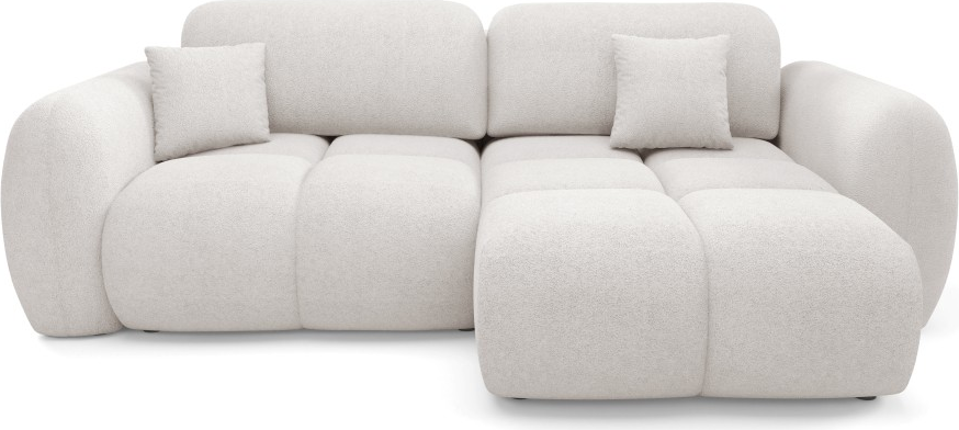 Hjørnesofa Maison Vellé Lunelle Quelle 01  Loungesofa 270x165 Cm   Sovesofa 200x140  100  Polyester