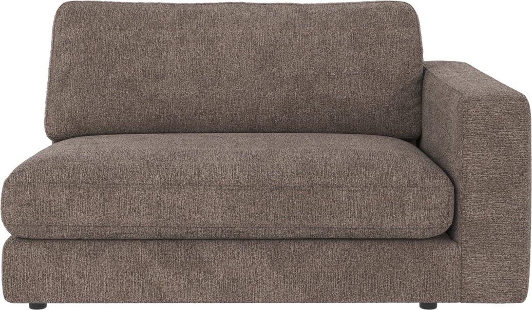 Højre Armlæn Til Modulsofa Rowico Duncan Greg Stof Mørk Beige H78ã B129ã D103 Cm