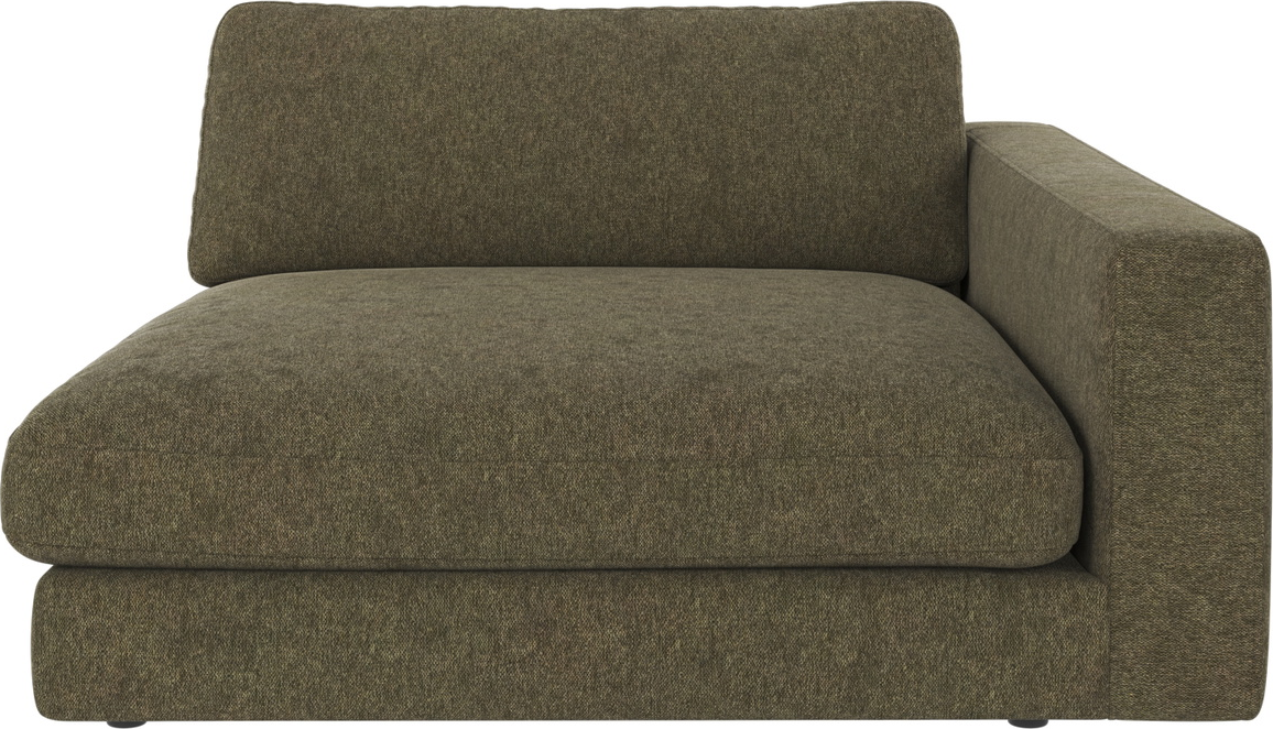 Højre Lang Armlæn Til Modulsofa  Rowico Duncan Brenda 77 Dybgrøn 78x129x150 Cm