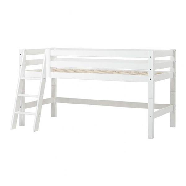 Hoppekids Eco Luxury Halvhøj Seng Med Skrå Stige  120x200 Cm
