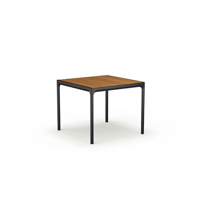 Houe Four Havebord 90x90 Cm Bambus Black