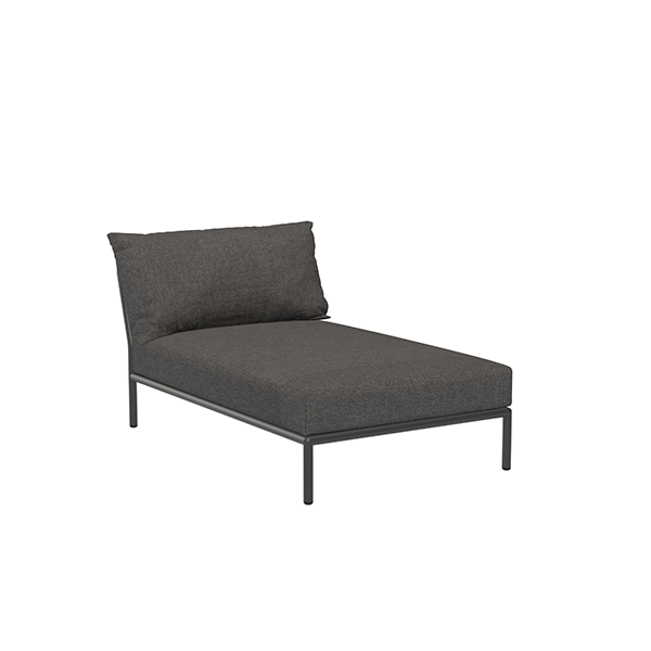 Houe Level   Chaiselong Dark Grey Basic