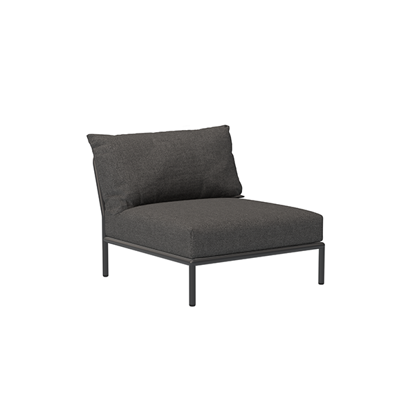 Houe Level   Loungestol Dark Grey Basic