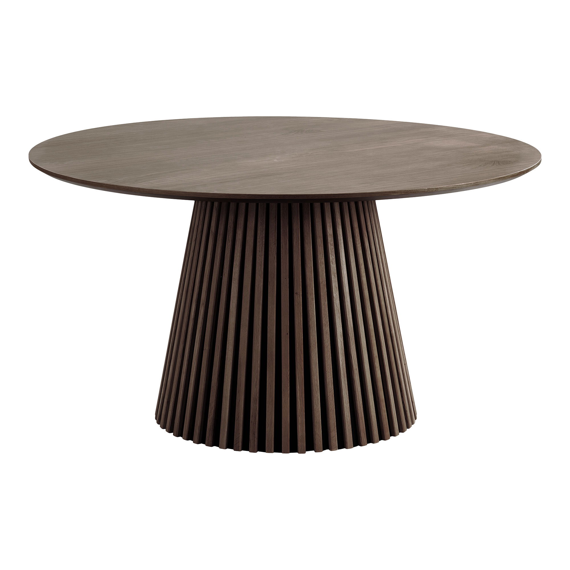 House Nordic Osaka Spisebord  Rund Smoked Egefiner  ø140