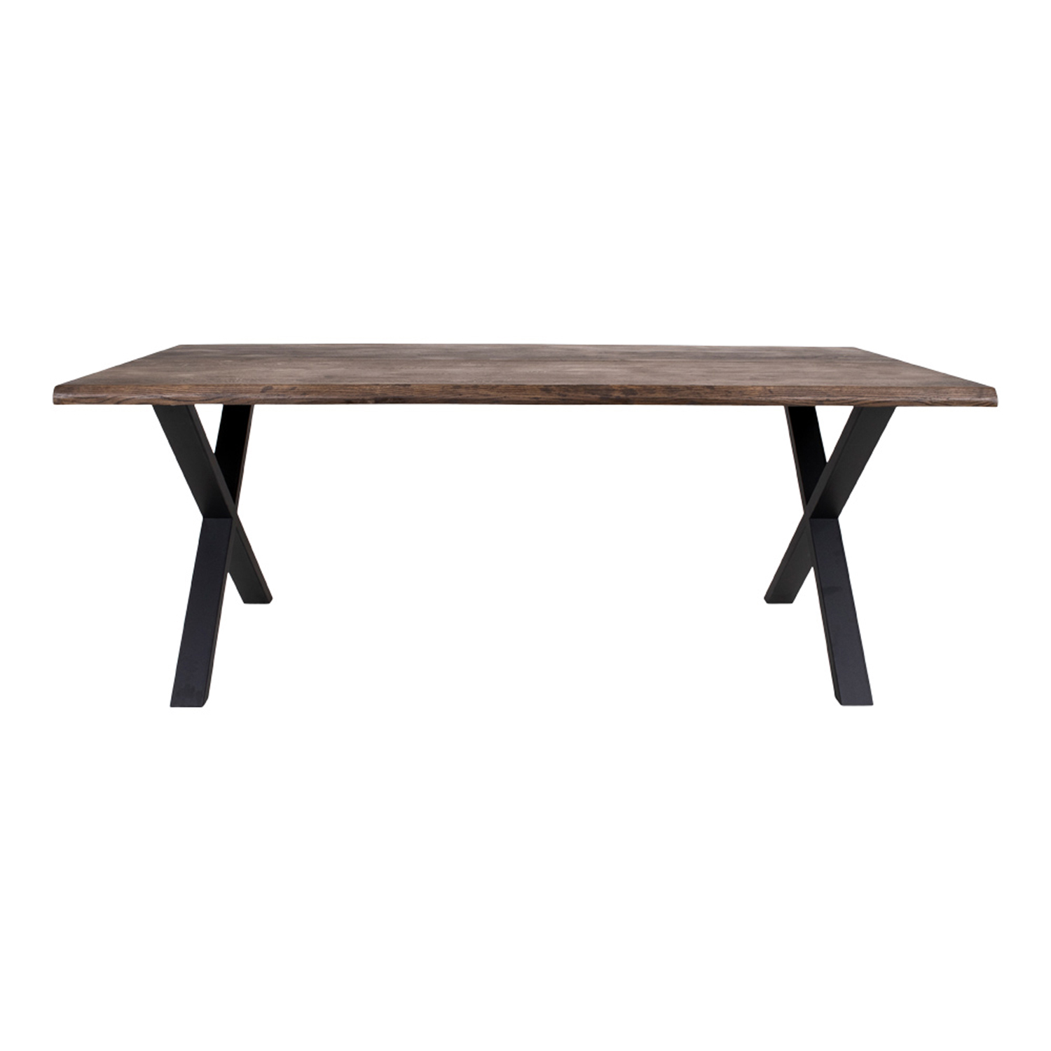 House Nordic Rektangulær Toulon Spisebord Røget Eg Og Metal  200x95