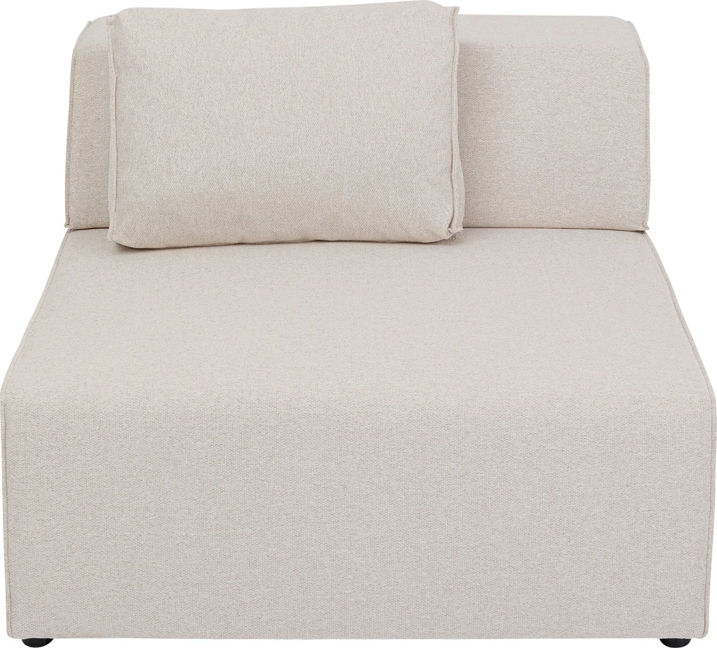 Kare Design Infinity  -seater Elements Cream Modul  100 Cm Creme Polyester Og Polypropylen