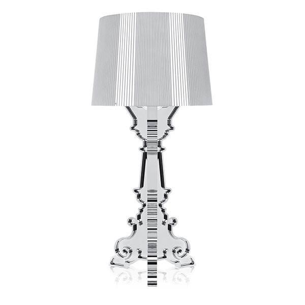 Kartell Bourgie Metal Bordlampe Sølv  : Erling Christensen Møbler