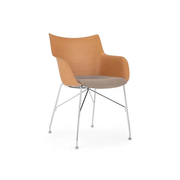 Kartell   Wood Spisebordsstol Med Armlæn