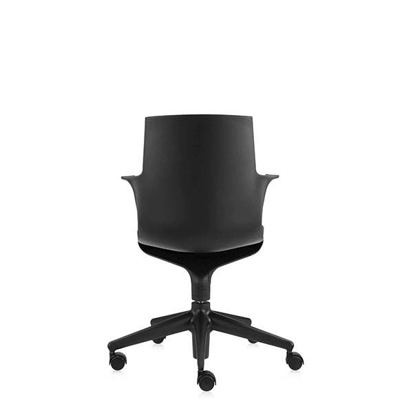 Kartell Spoon Kontorstol Sort