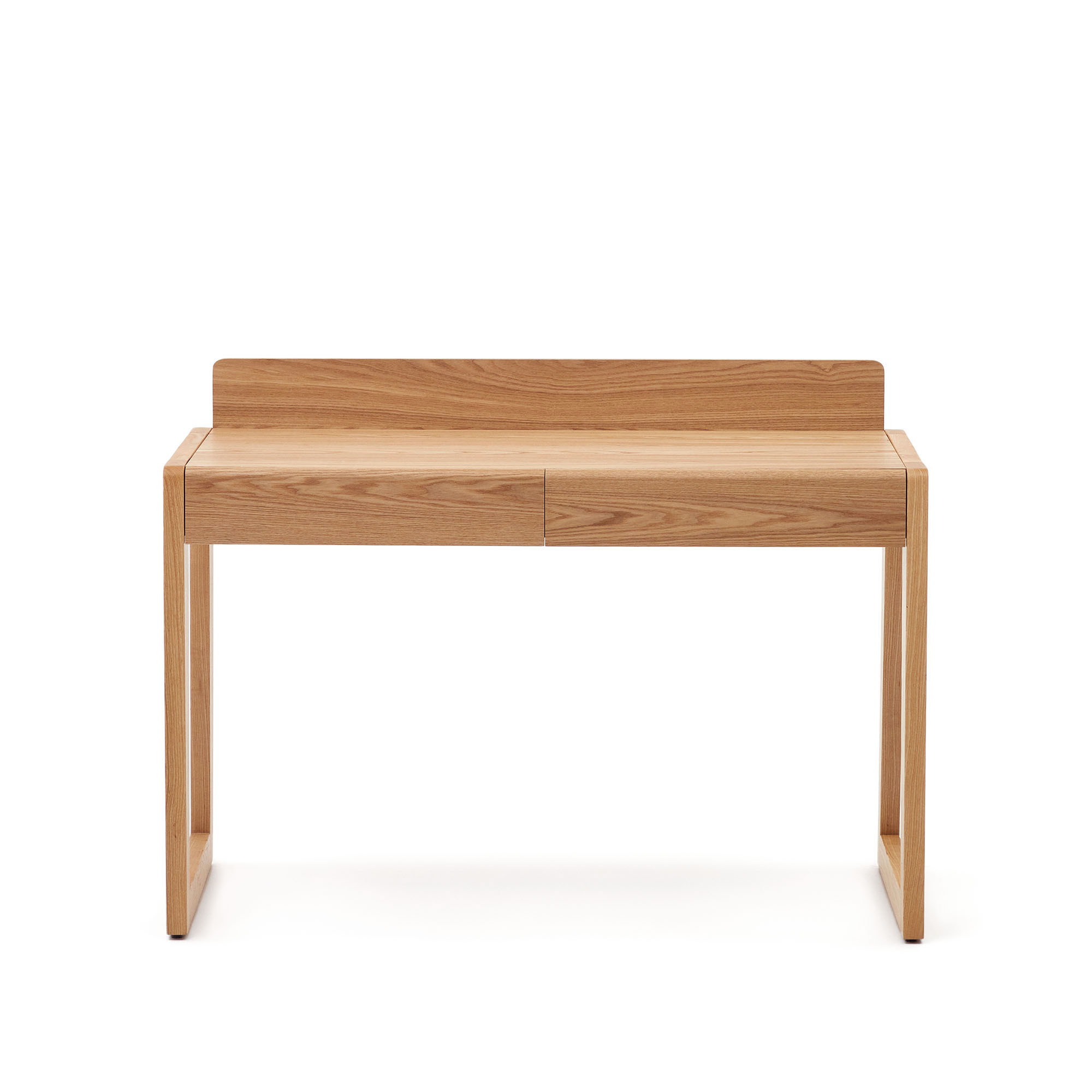 Kave Home Arandu Skrivebord       Skuffer Brun Asketræfinér  120x60