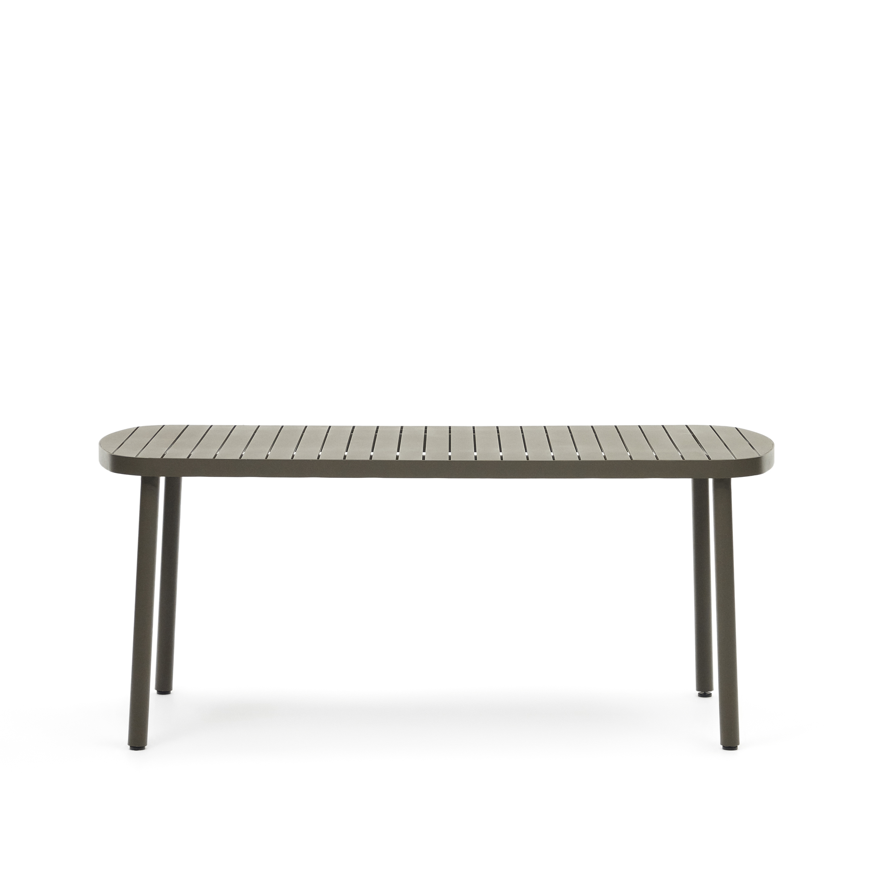 Kave Home Joncols Havebord  Rektangulær Grøn Aluminium  180x90