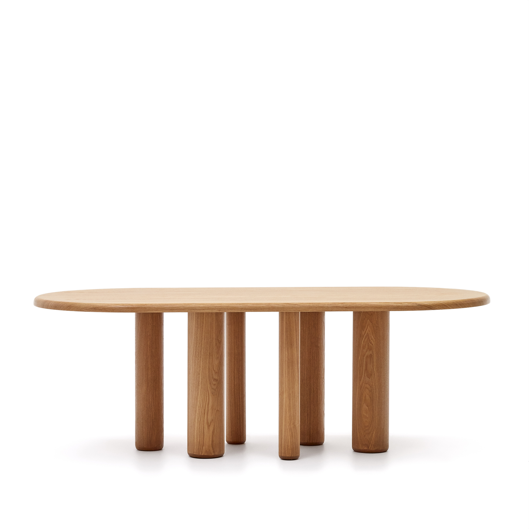 Kave Home Mailen Spisebord  Oval Brun Asketræsfiner  ø220x105