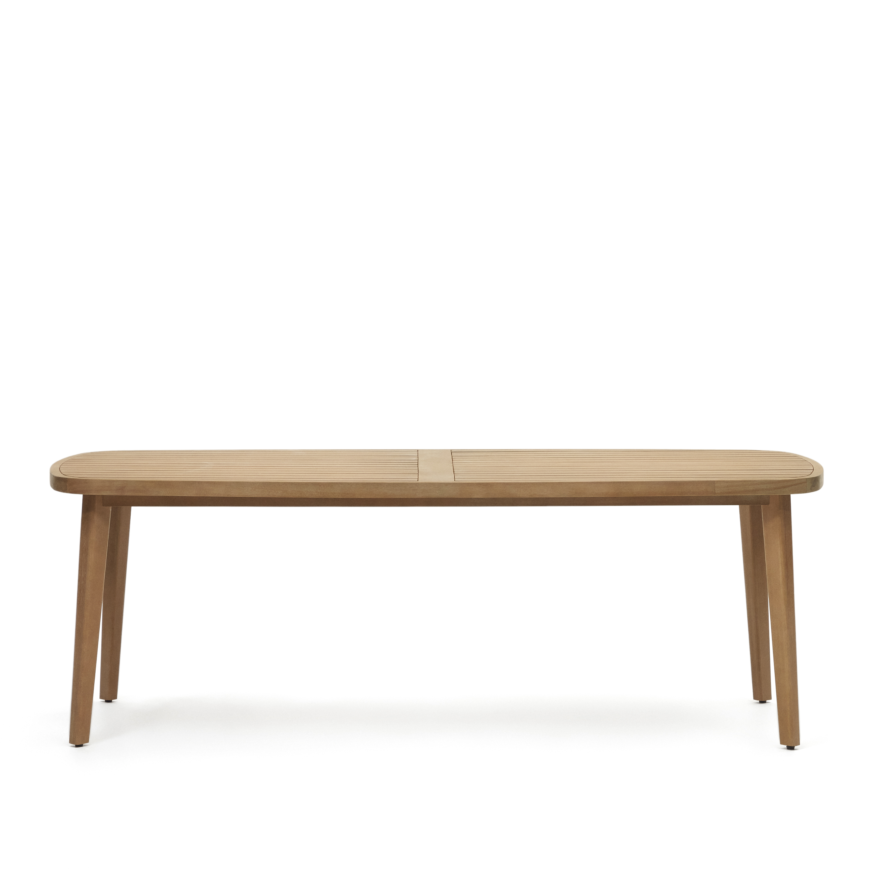 Kave Home Maset Havebord  Rektangulær Natur Eukalyptustræ  220x100