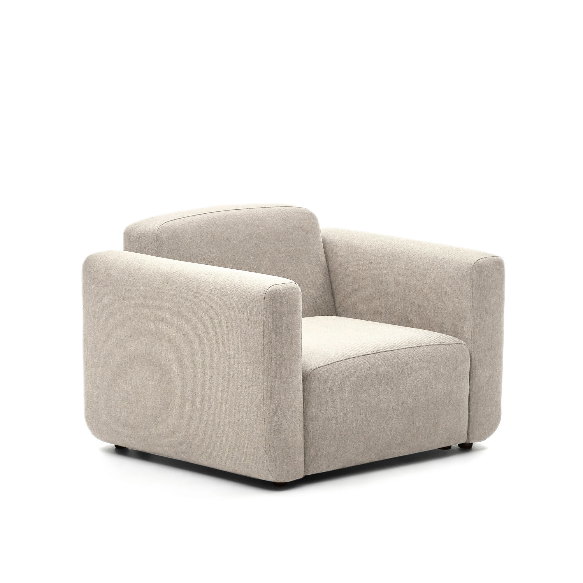 Kave Home Neom Modulær Lænestol     Armlæn Beige Stof