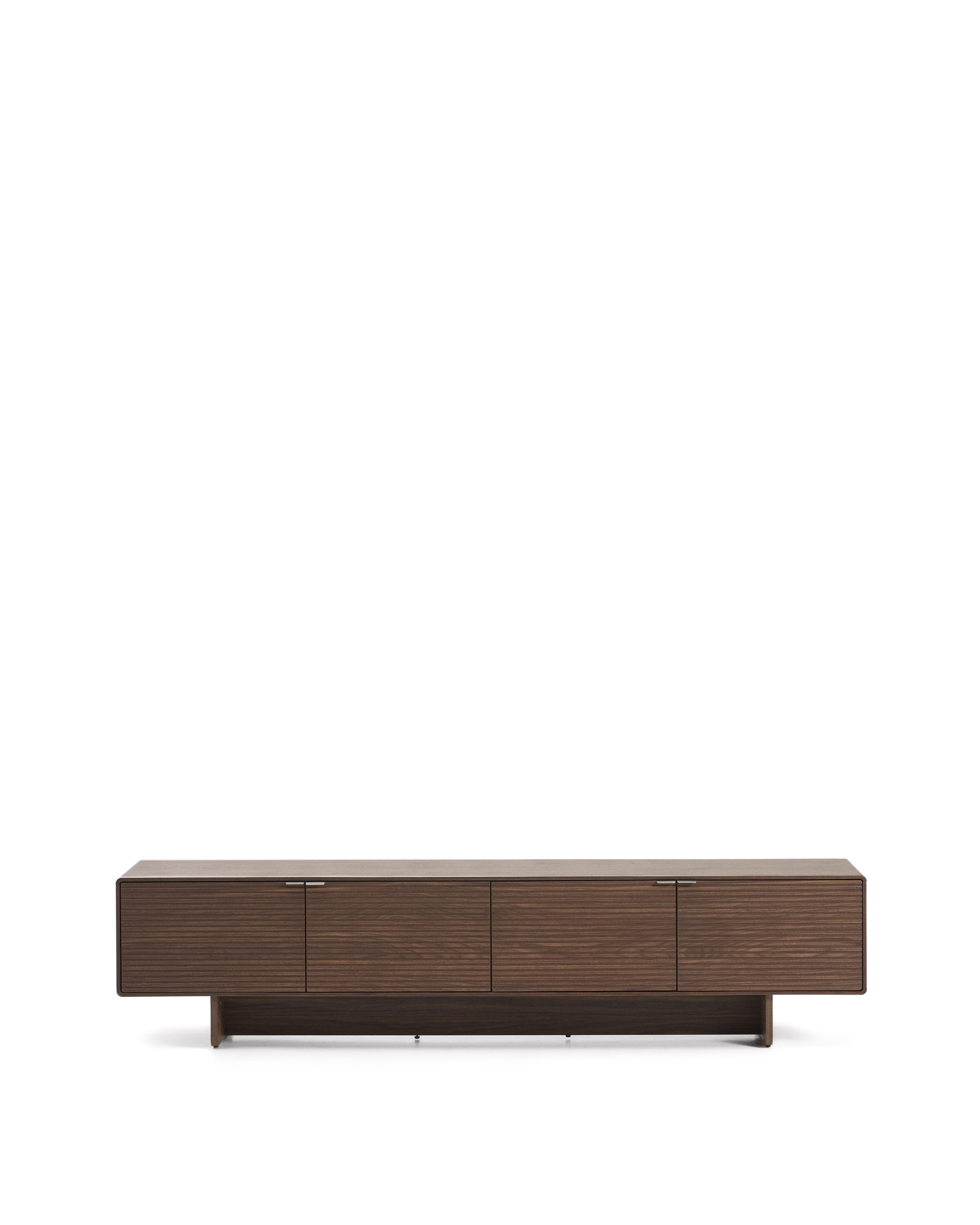 Kave Home Norlen Tv-bord       Låger Valnøddefiner  200x46