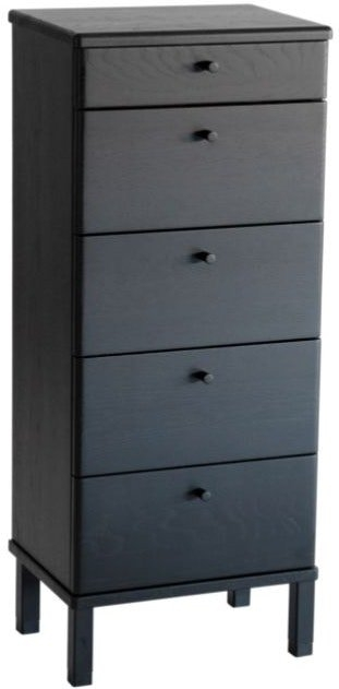 Kommode Oscarssons Möbel Cora   Sortbejdset Egetræ     Skuffer   H96ã B40ã D31   Cm