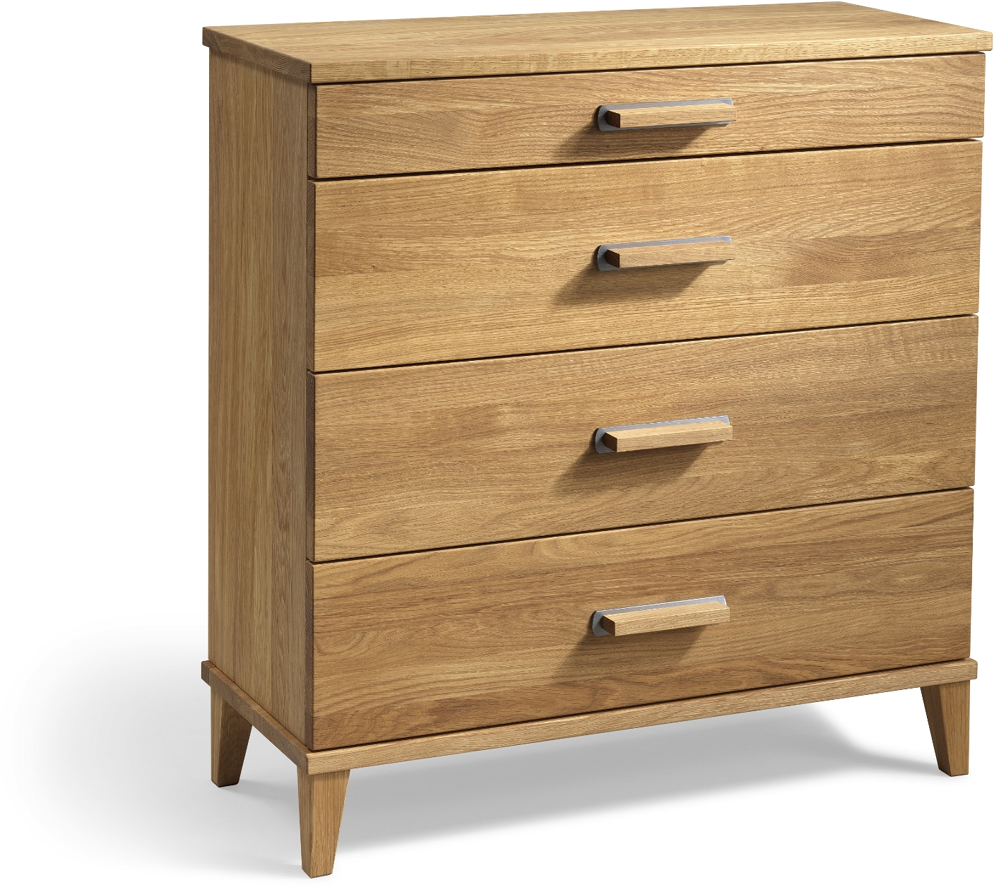 Kommode Oscarssons Möbel Malva   Lakeret Egetræ     Skuffer  76x70x31 Cm