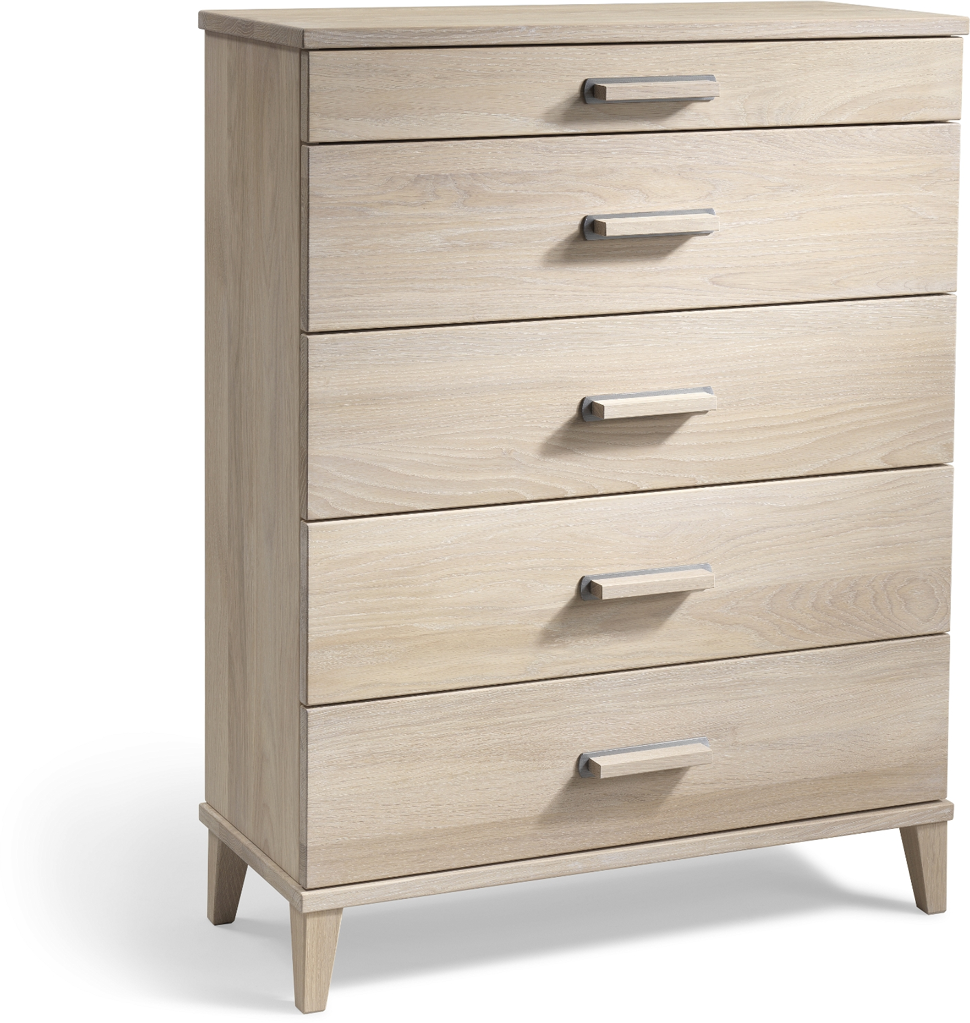 Kommode Oscarssons Möbel Malva Skuffekommode Hvidolieret Egetræ 94x70x31 Cm