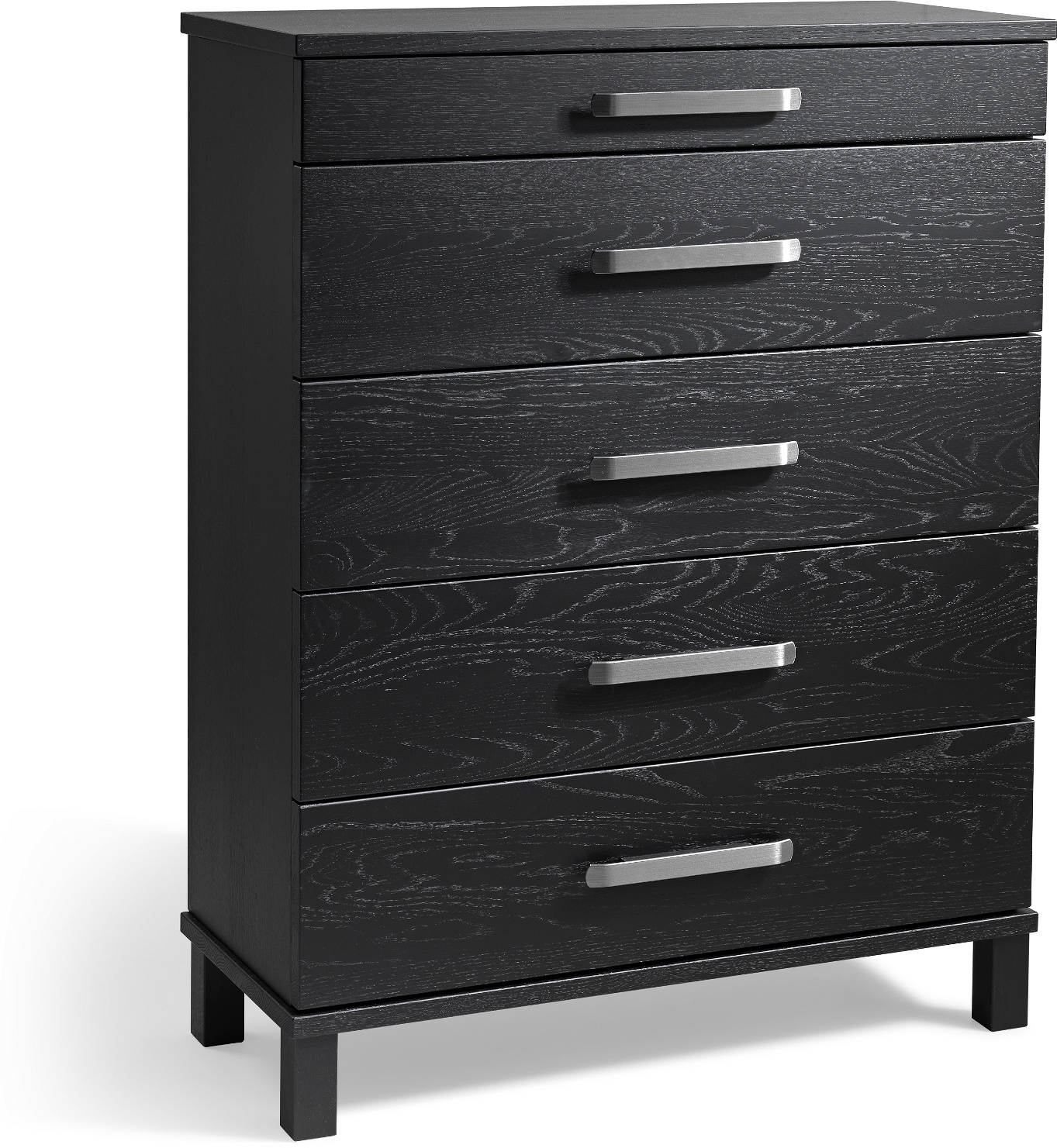 Kommode Oscarssons Möbel Nadja Massivt Sortbejdset Egetræ H93xb70xd31 Cm