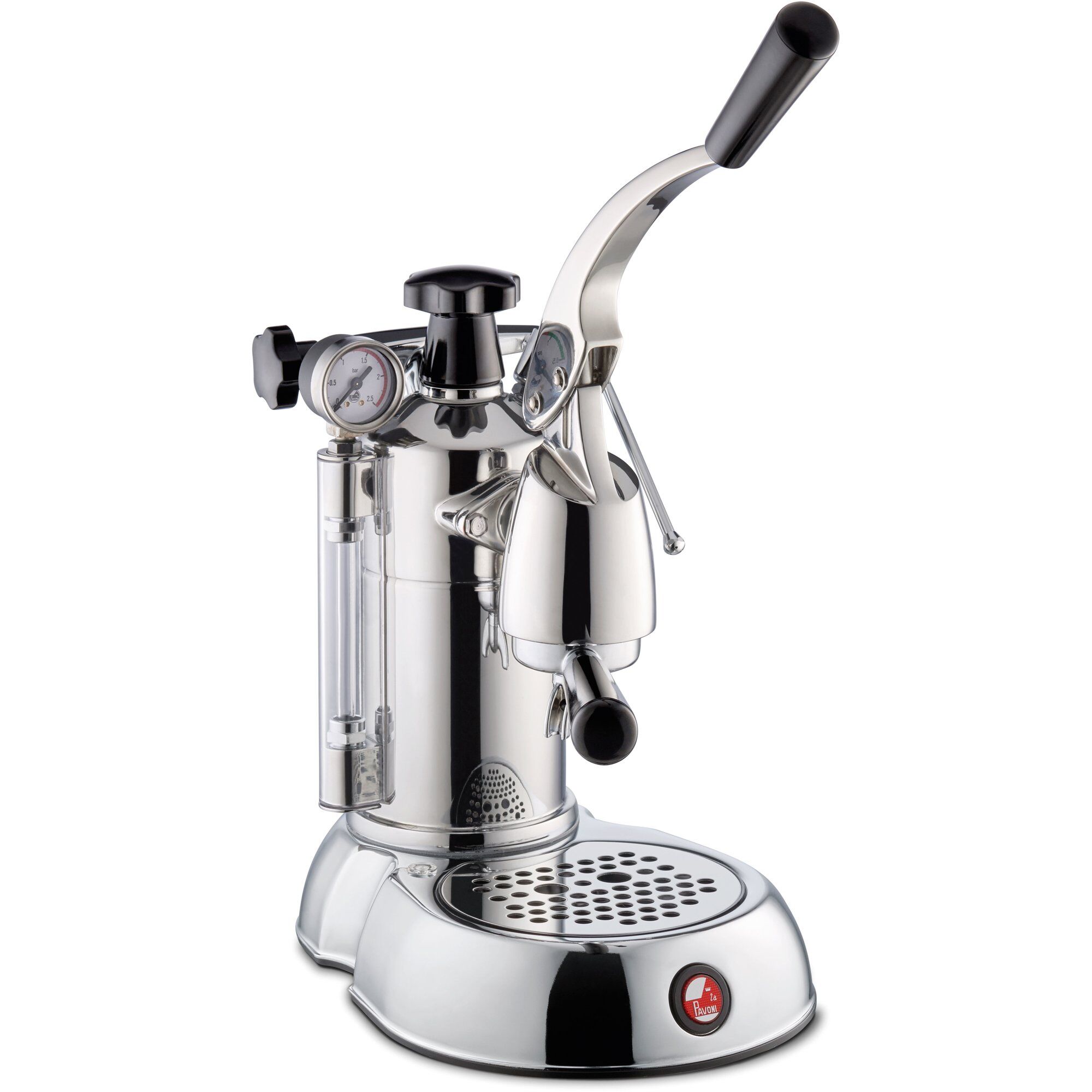 Stradivari Professional Espressomaskin Rustfrit Stål  Sort Håndtag Lplspl01eu