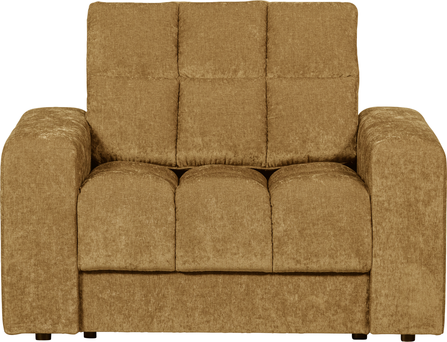 Lænestol Woood Second Date Gul Polyesterstof Lounge Stol H78xb99xd103 Cm