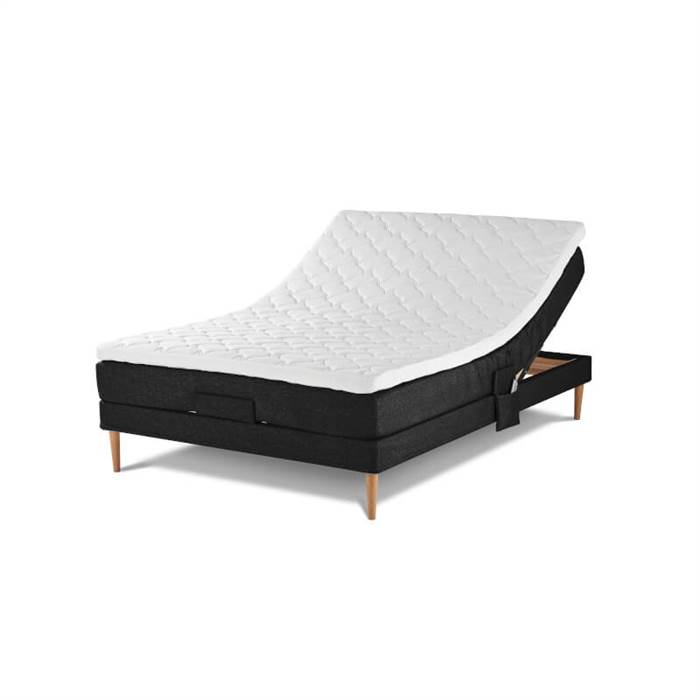Lama First Elevationsseng 140x200cm Sort