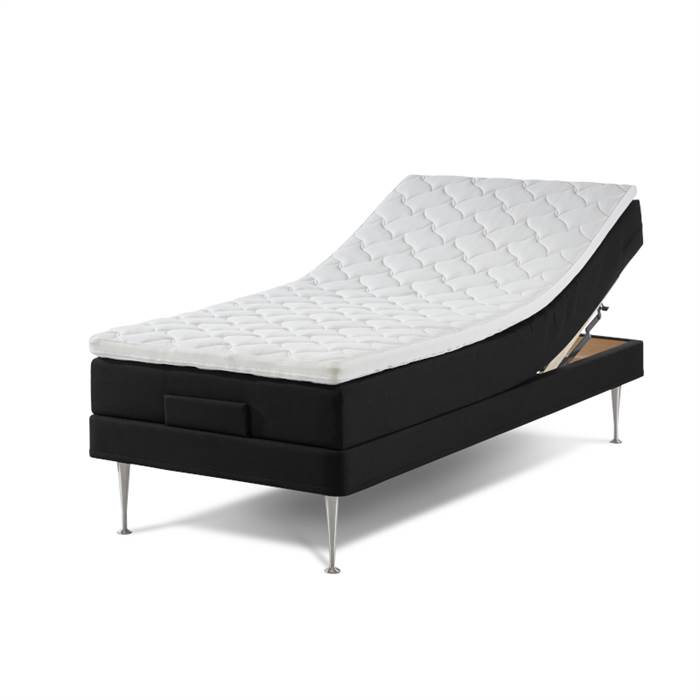 Lama First Elevationsseng 80x200cm Sort